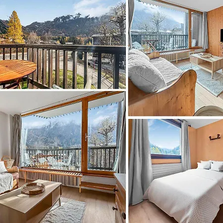 Vue Mont Blanc, Balcon Et Parking Privé